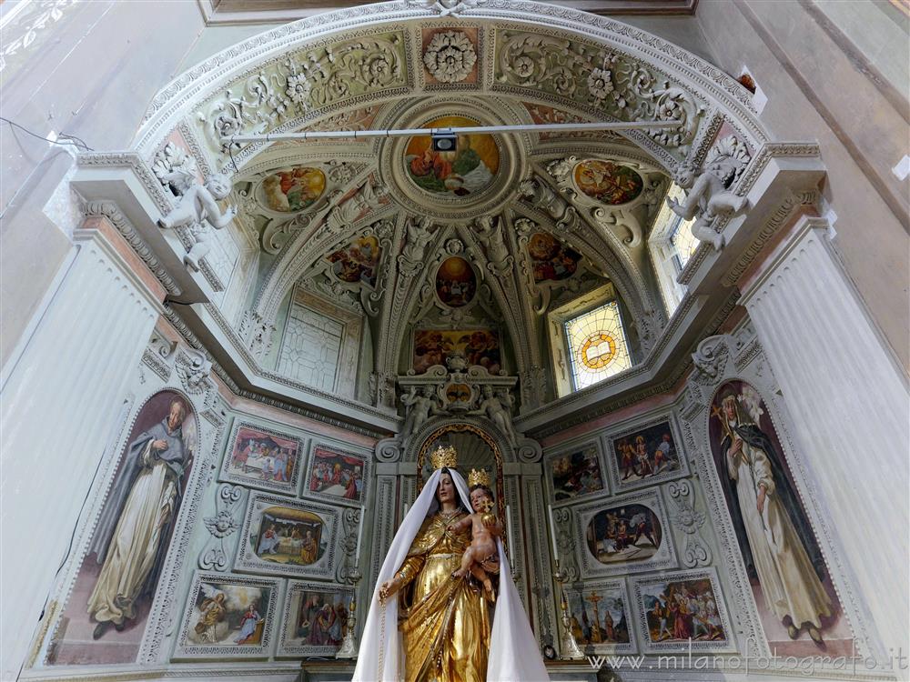 Momo (Novara, Italy) - Interior of the Chapel of the Virgin of the Rosary in the Church of the Nativity of the Virgin Mary